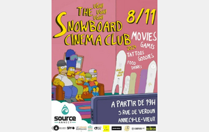 Snowboard Cinéma Club à Annecy